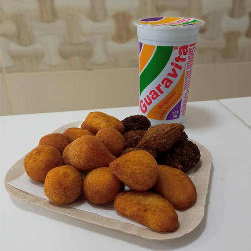 Combo de Salgadinhos + Guaravita – a partir de R$9,00